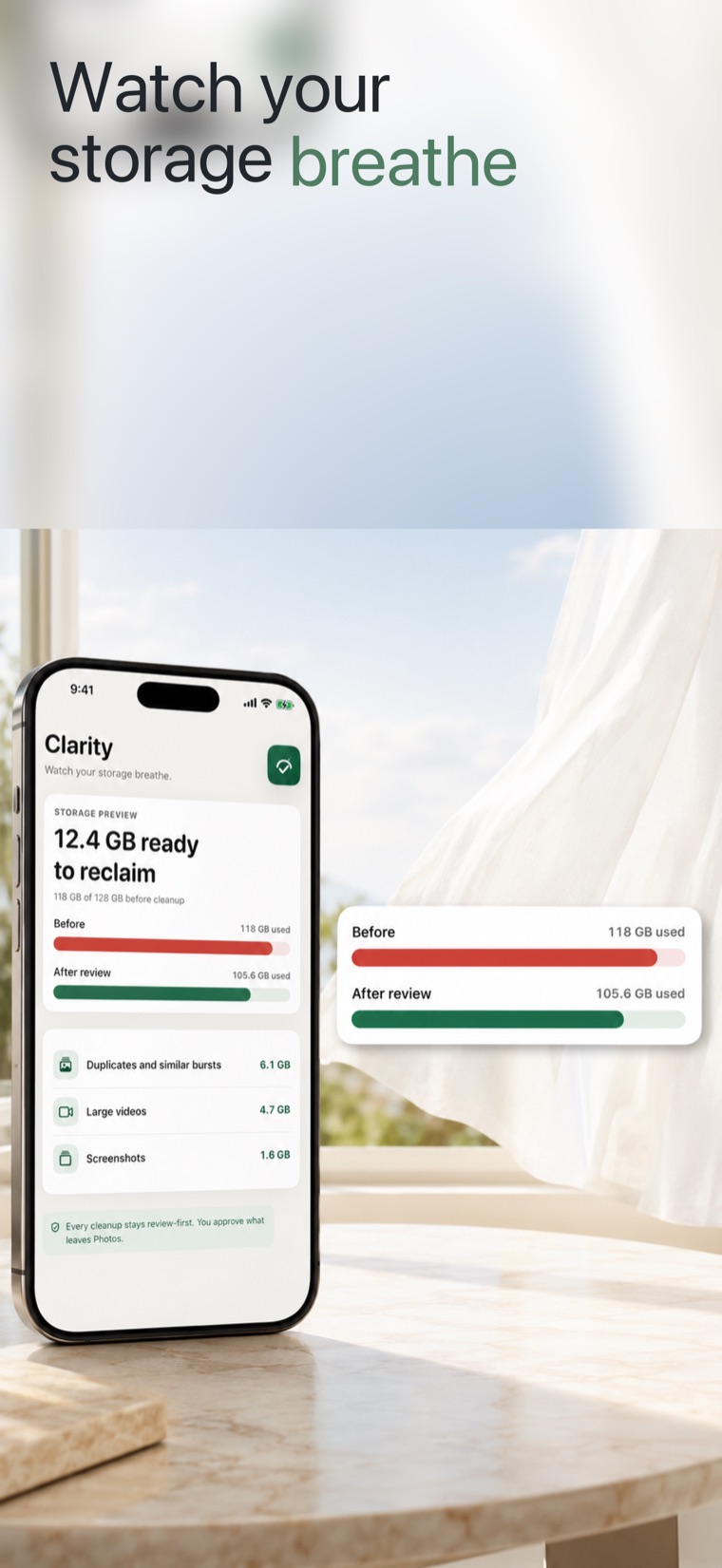 Clarity screen