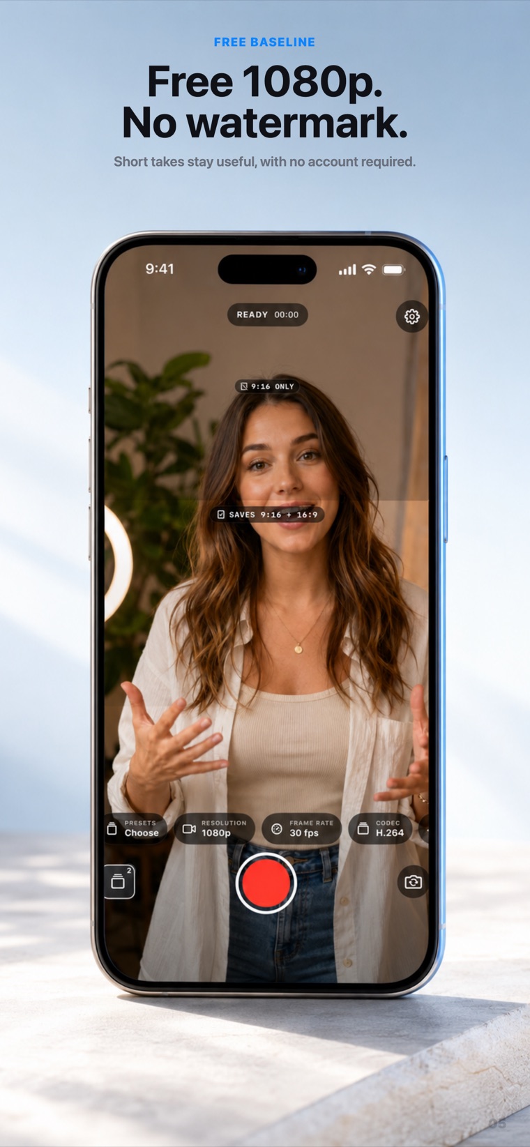 PostReady Dual Recorder Camera screen
